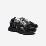 Women Lacoste V0ZN2676 Black Navy 075 L003 Neo Textile Sneakers - Image 2