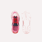 Women Lacoste V0ZN2677 Pink 13C L003 Neo Textile Sneakers - Image 4