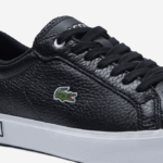 Women Lacoste V0ZN2682 Black & White 312 Powercourt Leather Detailed Sneakers - Image 6