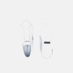 Women Lacoste V0ZN2683 White & Black 147 Powercourt Leather Detailed Sneakers - Image 4