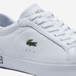 Women Lacoste V0ZN2683 White & Black 147 Powercourt Leather Detailed Sneakers - Image 6