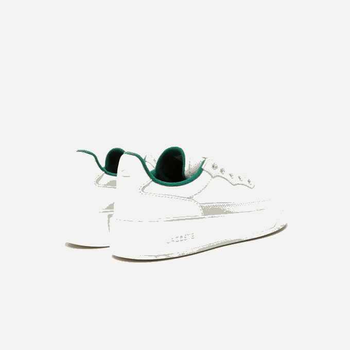 Women Lacoste V0ZN2684 Off White 18C G80 Club Leather Tonal Sneakers - Image 3