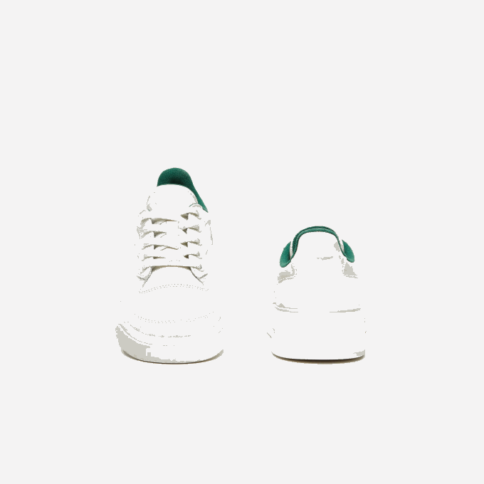 Women Lacoste V0ZN2684 Off White 18C G80 Club Leather Tonal Sneakers - Image 5