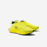 Women Lacoste V0ZN2686 Yellow 2T7 Run Spin Evolution Textile Sneakers - Image 2