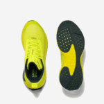 Women Lacoste V0ZN2686 Yellow 2T7 Run Spin Evolution Textile Sneakers - Image 4