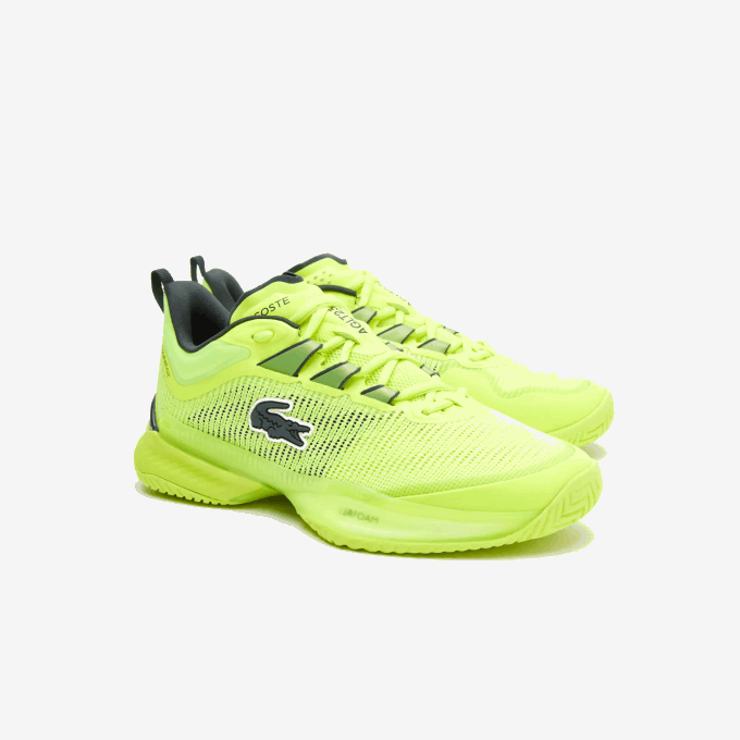 Women Lacoste V0ZN2688 Yellow Yellow 2T7 AG-LT23 Ultra Textile Tennis Shoes - Image 2