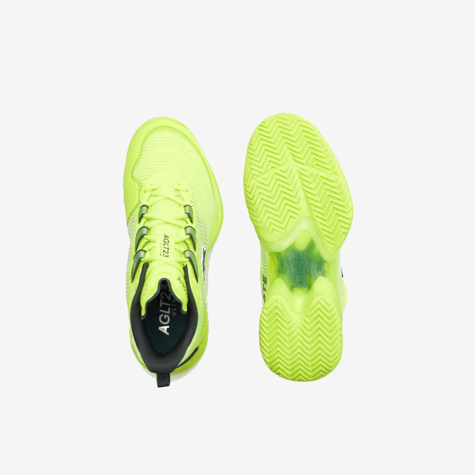Women Lacoste V0ZN2688 Yellow Yellow 2T7 AG-LT23 Ultra Textile Tennis Shoes - Image 4