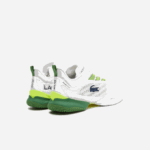 Women Lacoste V0ZN2689 White/Green 082 AG-LT23 Ultra Textile Tennis Shoes - Image 3
