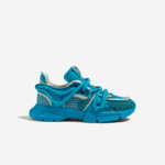 Women Lacoste V0ZN2691 Blue 11C L003 Active Runway Textile Sneakers