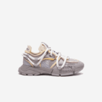 Women Lacoste V0ZN2692 Grey White 1E7 L003 Active Runway Textile Sneakers