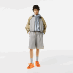 Women Lacoste V0ZN2693 Orange 7A5 L003 Active Runway Textile Sneakers - Image 2