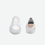 Women Lacoste V0ZN2695 White & Light Pink 1Y9 Gripshot BL Leather and Synthetic Sneakers - Image 5