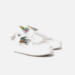 Women Lacoste V0ZN2703 White 21G Ace Clip Leather Sneakers - Image 2