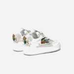 Women Lacoste V0ZN2703 White 21G Ace Clip Leather Sneakers - Image 3
