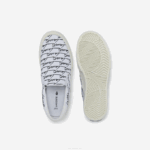 Women Lacoste V0ZN2707 White & Off White 65T Jump Serve Canvas Printed Slip on - Image 4