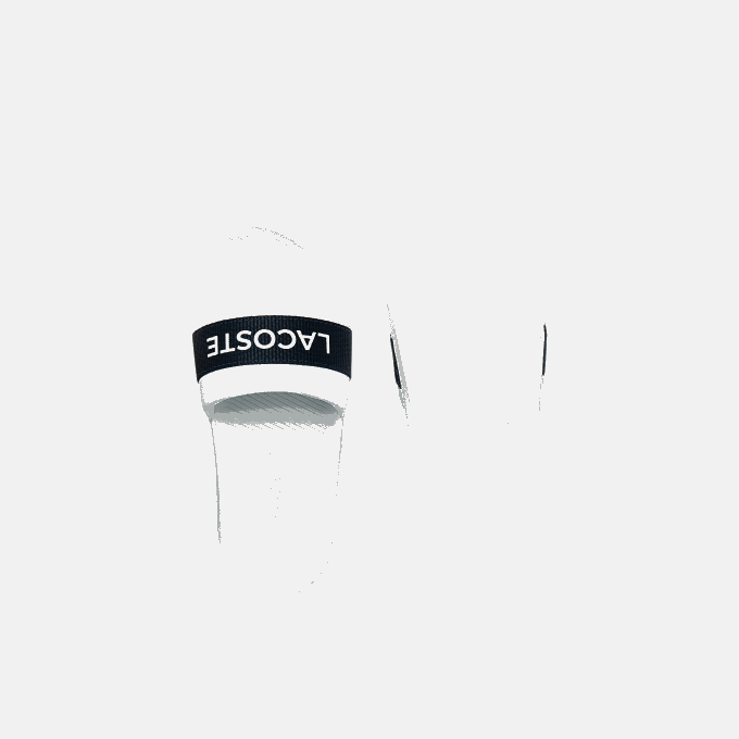 Women Lacoste V0ZN2710 White & Navy 042 Croco Synthetic and Textile Slides - Image 4