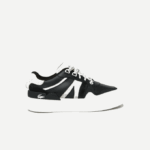 Women Lacoste V0ZN2719 Black & White 312 L002 Leather Color-Pop Sneakers
