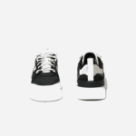 Women Lacoste V0ZN2719 Black & White 312 L002 Leather Color-Pop Sneakers - Image 5