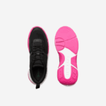 Women Lacoste V0ZN2722 Black Pink 1J1 LW2 Xtra Leather Sneakers - Image 4