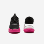 Women Lacoste V0ZN2722 Black Pink 1J1 LW2 Xtra Leather Sneakers - Image 5
