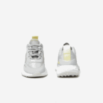 Women Lacoste V0ZN2725 Grey White 25Y Active 4851 Textile Sneakers - Image 5