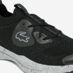Women Lacoste V0ZN2726 Black & Off White 454 Run Spin Eco Textile Sneakers - Image 6