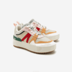 Women Lacoste V0ZN2727 Grey Green 1S4 L002 Winter Leather Outdoor Shoes - Image 2