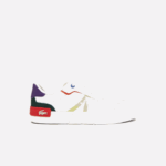 Women Lacoste V0ZN2730 Off White & Pink 06C L004 Textile Color-Pop Sneakers
