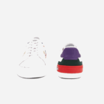 Women Lacoste V0ZN2730 Off White & Pink 06C L004 Textile Color-Pop Sneakers - Image 4
