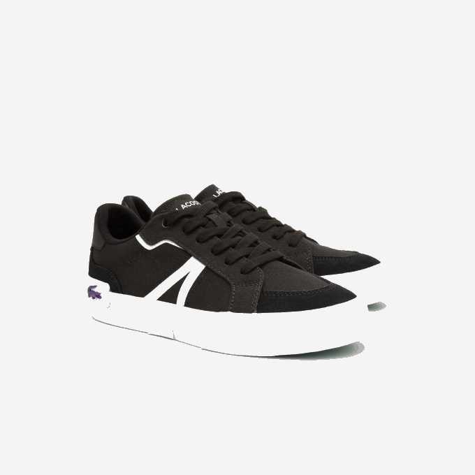 Women Lacoste V0ZN2731 Black & White 312 L004 Textile Color-Pop Sneakers - Image 2