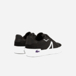 Women Lacoste V0ZN2731 Black & White 312 L004 Textile Color-Pop Sneakers - Image 3