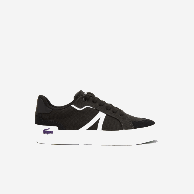 Women Lacoste V0ZN2731 Black & White 312 L004 Textile Color-Pop Sneakers - Image 1