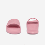 Women Lacoste V0ZN2733 Pink 13C Croco 2.0 Synthetic Logo Strap Slides - Image 4