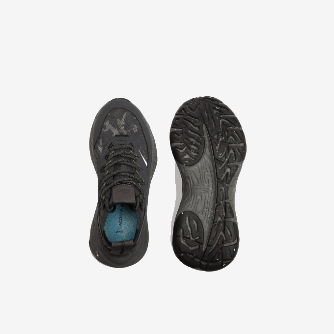 Women Lacoste V0ZN2735 Black 02H Re-Comfort Synthetic and Textile Tonal Sneakers - Image 4