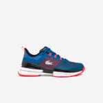Women Lacoste V0ZN2745 Blue White 221 AG-LT21 Ultra Textile Tennis Shoes