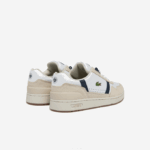 Women Lacoste V0ZN2747 White & Navy 042 T-Clip Roland-Garros Sneakers - Image 3