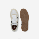 Women Lacoste V0ZN2747 White & Navy 042 T-Clip Roland-Garros Sneakers - Image 4