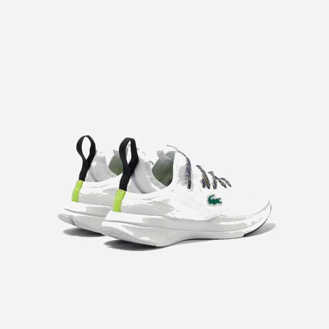 Women Lacoste V0ZN2751 White & Purple Z54 Run Spin Comfort Textile Sneakers - Image 3