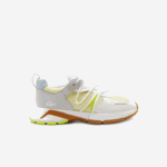 Women Lacoste V0ZN2753 White/Blue 080 L003 Textile Color-Block Sneakers
