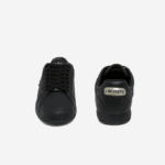 Women Lacoste V0ZN2757 Black 02H Graduate Leather Metallic Detailing Sneakers - Image 3