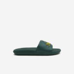 Women Lacoste V0ZN2758 Green 1M8 Croco Synthetic Slides