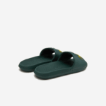 Women Lacoste V0ZN2758 Green 1M8 Croco Synthetic Slides - Image 3
