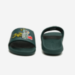 Women Lacoste V0ZN2758 Green 1M8 Croco Synthetic Slides - Image 5