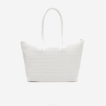 Women Lacoste V0ZN2761 Farine A56 L.12.12 Large Perforated Tote - Image 2