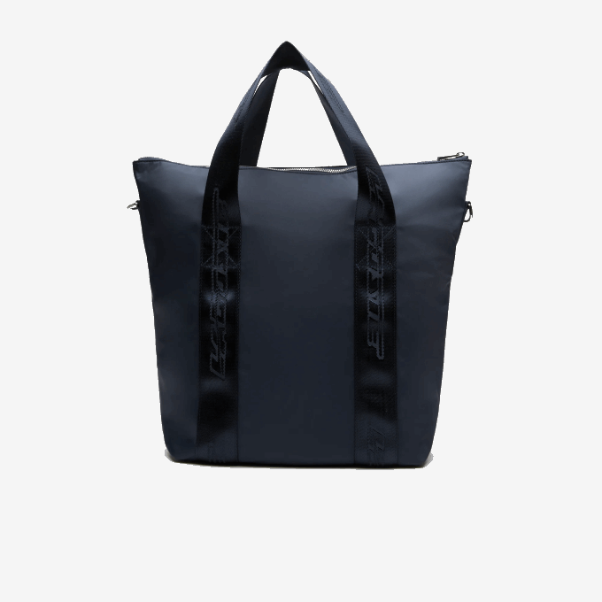 Women Lacoste V0ZN2763 Bleu Nuit Blanc M05 Contrast Branding Tote Bag - Image 2