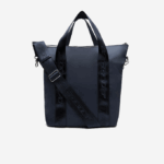 Women Lacoste V0ZN2763 Bleu Nuit Blanc M05 Contrast Branding Tote Bag