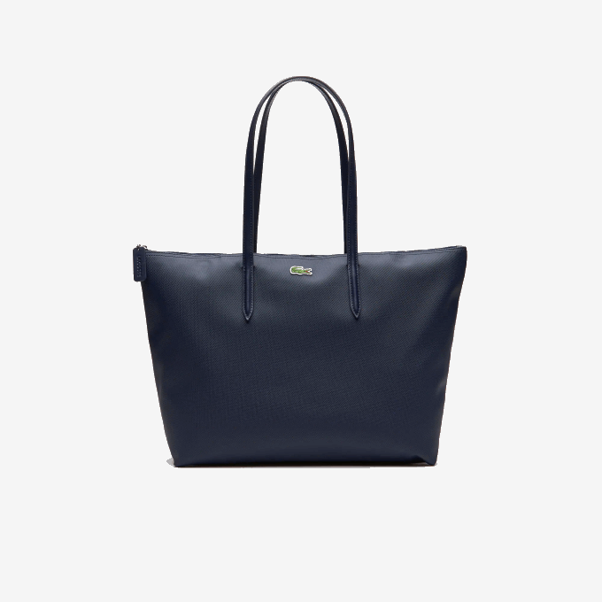 Women Lacoste V0ZN2767 Eclipse 141 L.12.12 Concept Zip Tote Bag - Image 2