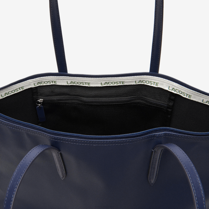 Women Lacoste V0ZN2767 Eclipse 141 L.12.12 Concept Zip Tote Bag - Image 5