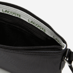 Women Lacoste V0ZN2770 Black 000 L.12.12 Concept Flat Crossover Bag - Image 4