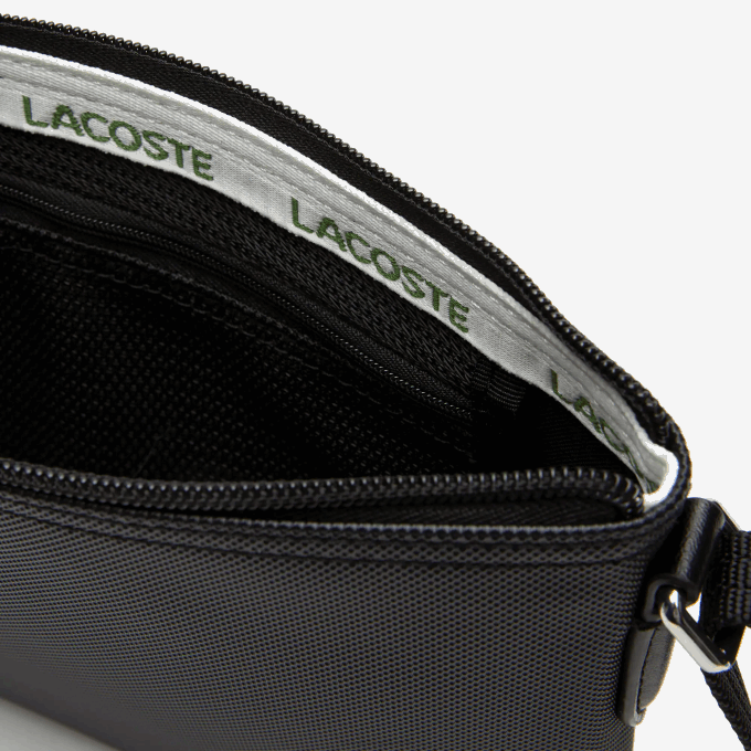 Women Lacoste V0ZN2770 Black 000 L.12.12 Concept Flat Crossover Bag - Image 4